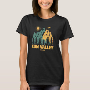 Camiseta Sun Valley Mounts Idaho Caminhando Ao Exterior Vin