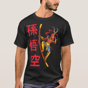 Camiseta Sun Wukong Mackey Rei Chinês Mitologia Deus