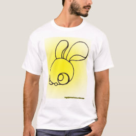 Camiseta Sunburst Bunny em branco