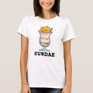 Camiseta Sundae Funny Sunday Sorvete Pun