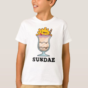 Camiseta Sundae Funny Sunday Sorvete Pun