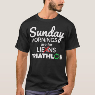 Camiseta Sunday Mornings é para o gráfico do Triathlon Engr