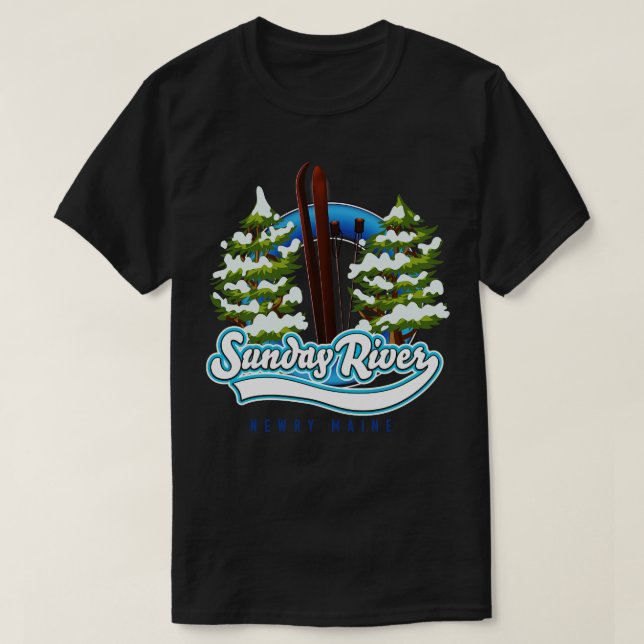 Camiseta Sunday River Newry Maine (Frente do Design)