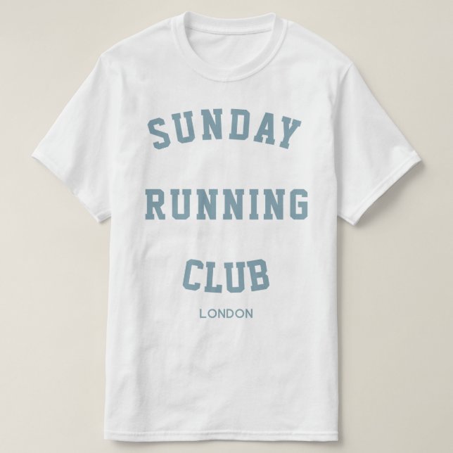 Camiseta Sunday Running Club Matching Group (Frente do Design)