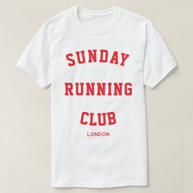 Camiseta Sunday Running Club Matching Group (Frente do Design)