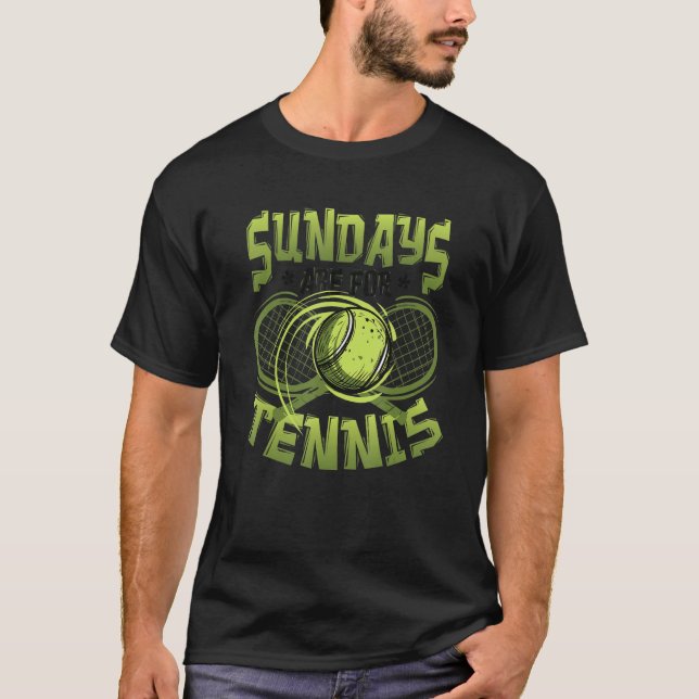Camiseta Sundays Are For Tennis Match Tennis Player_1 (Frente)