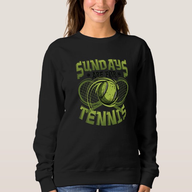 Camiseta Sundays Are For Tennis Match Tennis Player Premium (Frente)