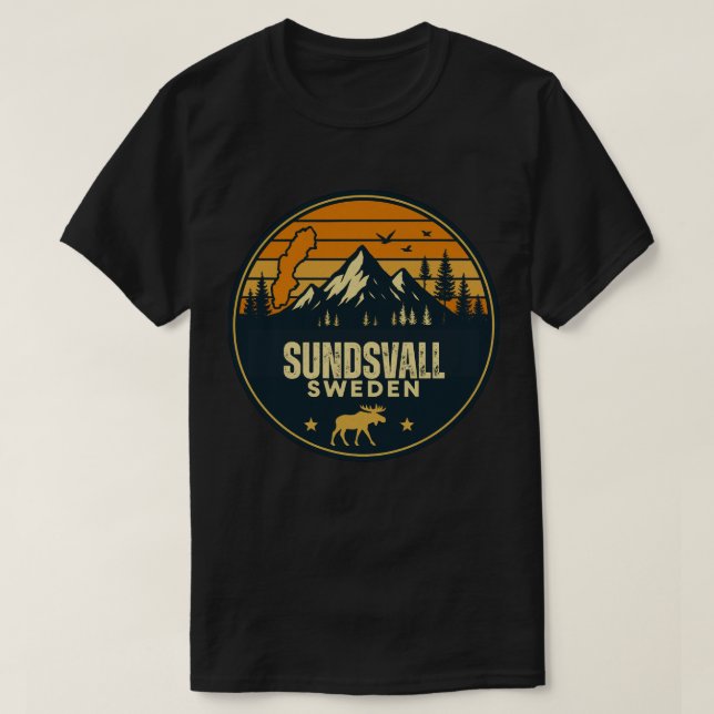 Camiseta Sundsvall, Suécia Sverige (Frente do Design)