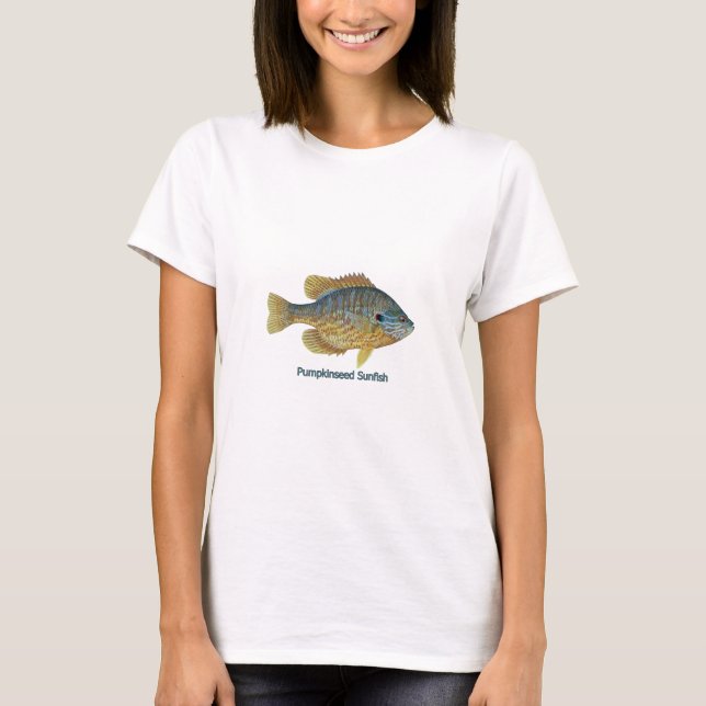 Camiseta Sunfish de Pumpkinseed (intitulado) (Frente)
