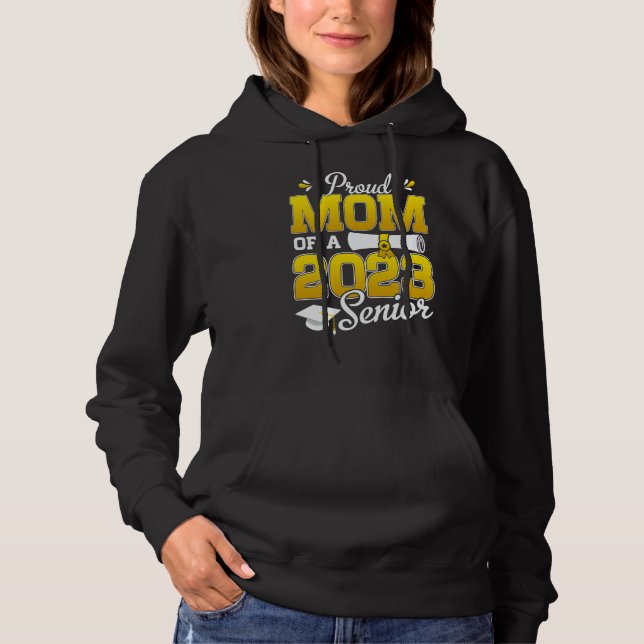 Camiseta Sunflower 2023 Proud Mom Of A 2023 Senior Graduati (Frente)