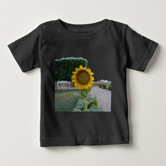 Camiseta Sunflower Art Impressão (Frente)