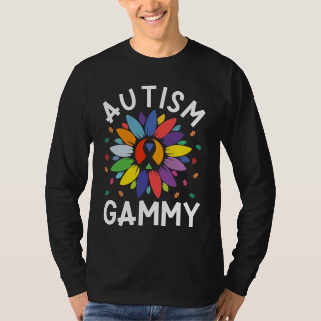 Camiseta Sunflower Autism Awareness Day Matching Family Aut (Frente)