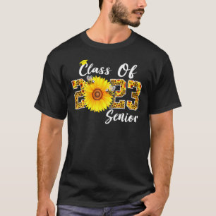 Camiseta Sunflower Class Of 2023 School Graduation Senior 2