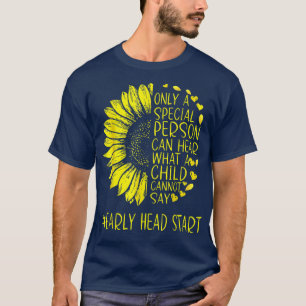 Camiseta Sunflower Early Head Start Pessoa Especial Pode Ou