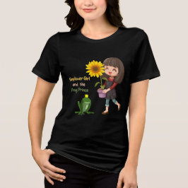 Camiseta Sunflower Girl e o Príncipe Sapo