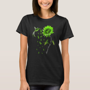 Camiseta Sunflower Humingbird Green Ribbon Health A