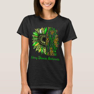 Camiseta Sunflower I Am The Storm Kidney Disease Sensibiliz