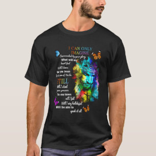 Camiseta Sunflower Jesus Cruzando Borboleta Eu Posso Imagin