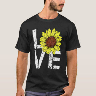 Camiseta Sunflower Love Flower Summer Gardene