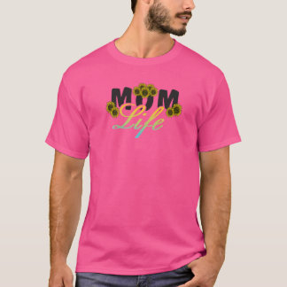 Camiseta Sunflower Mãe Life Mama For Women Sunshine 1
