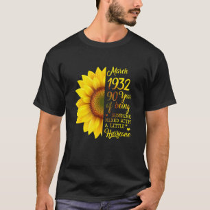Camiseta Sunflower March 1932 90 Anos Sendo Sunshine Hu