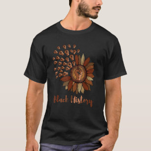 Camiseta Sunflower Melanin African American Black History M