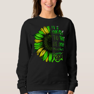 Camiseta Sunflower Mental Health Awarting Green Ribbon
