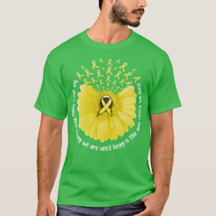Camiseta Sunflower Sarcoma Sensibiliza Fita Amarela em julh