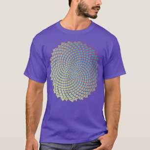 Camiseta Sunflower Seeds Fibonacci Spiral Funny Math Nerd G