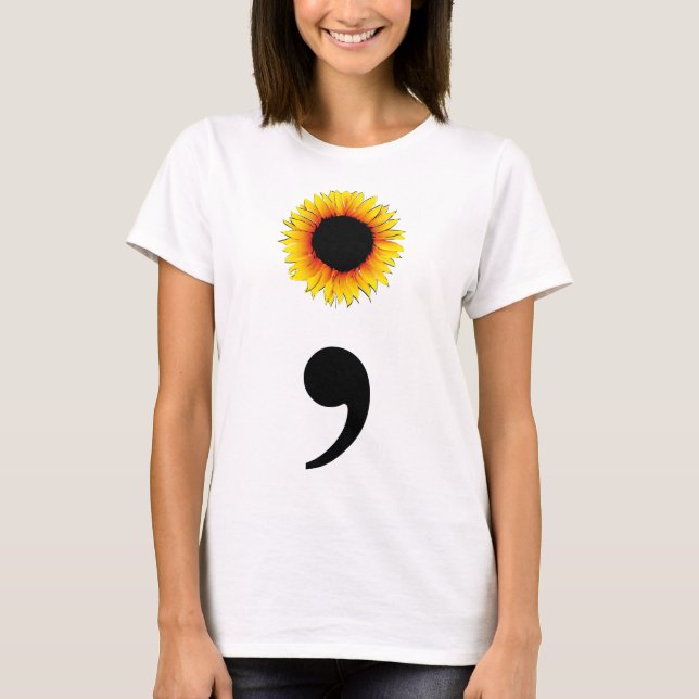 Camiseta Sunflower Semicolon (Frente)