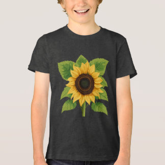 Camiseta Sunflower & Sun - Símbolo do otimismo e cresciment