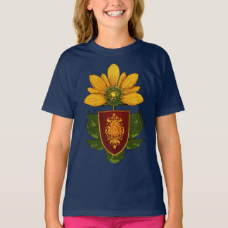 Camiseta Sunflower & Sun - Símbolo do otimismo e cresciment