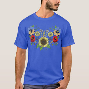 Camiseta Sunflower Tee Cute Floral Vintage Ucraniano
