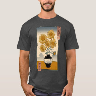 Camiseta Sunflower Ukiyoe