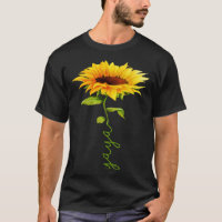 Sunflower Yaya Dia de as mães Floral Engraçado