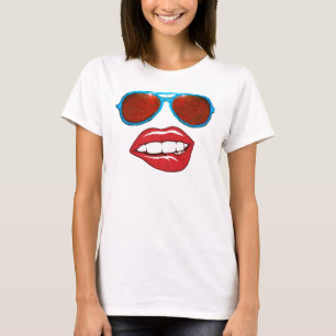Camiseta Sunglass - Sorria Feliz Face