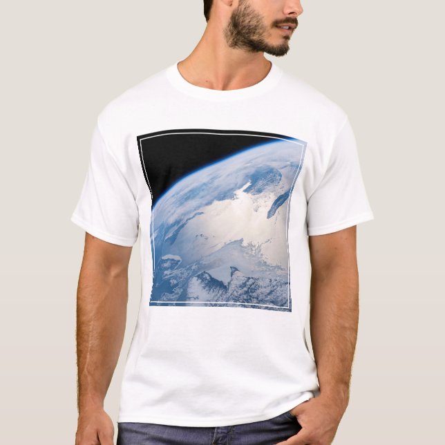 Camiseta Sunglint Do Golfo De Ruas. Lawrence No Canadá. (Frente)