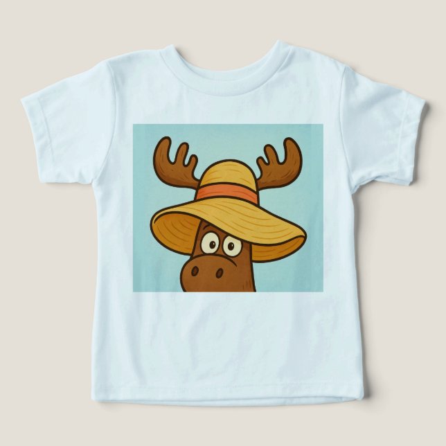 Camiseta Sunhat Shenanigans – Peek-a-Boo Summer Tee for Kid (Design frontal)