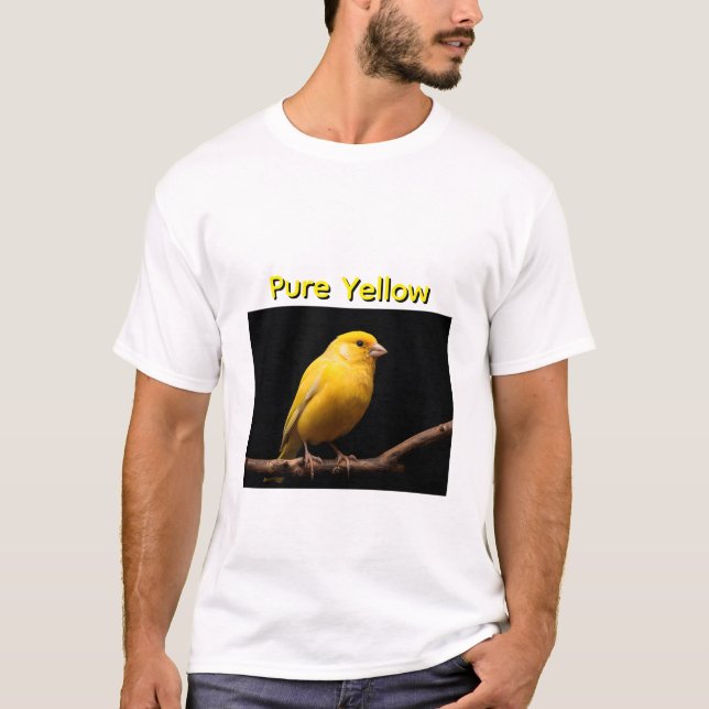 Camiseta Sunlit Canary on Branch (Frente)