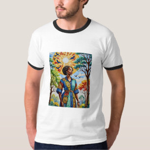 Camiseta Sunlit Mosaic Queen Fall Art