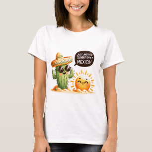 Camiseta Sunny Cactus Fiesta - Pensamento Mexicano Impressi
