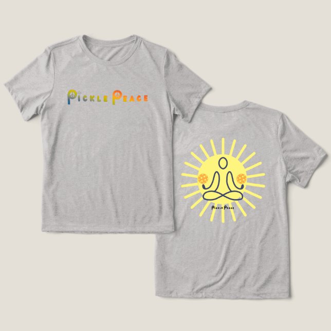 Camiseta sunny encontre sua paz (Design Frente e Verso)