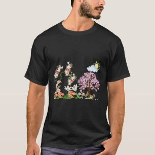Camiseta Sunny Lillies Squirreles Jogando Sticker