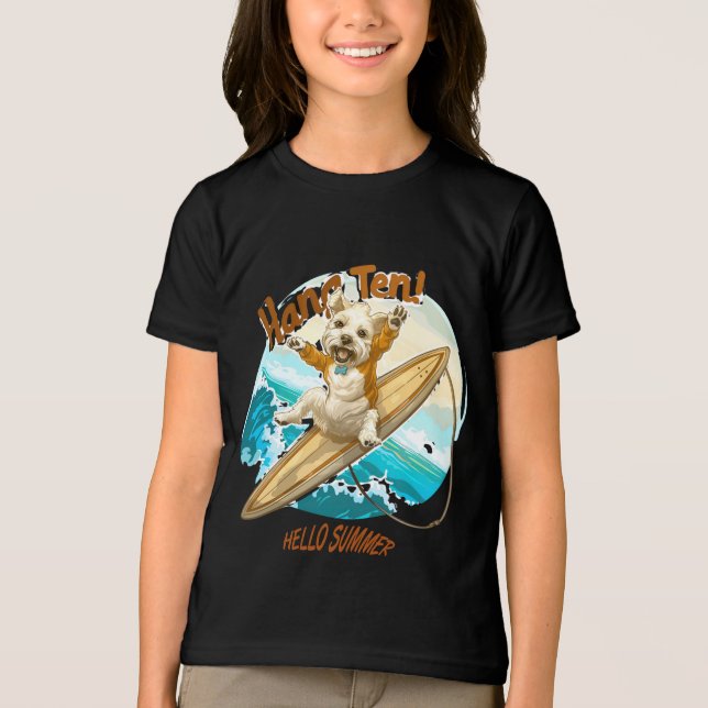 Camiseta Sunny Skater Pup (Frente)