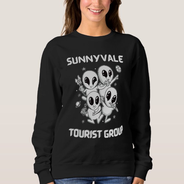 Camiseta Sunnyvale Native Pride Alienígena Engraçada State  (Frente)