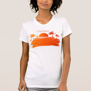 Camiseta Sunrise de Praia Sunset Thunder_Cove
