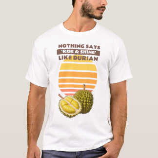 Camiseta Sunrise & Durian: Um Cheiro para Acordar do Mundo!