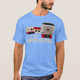 Camiseta Sunrise Express Trem Japão Surgimento do Sol Seto