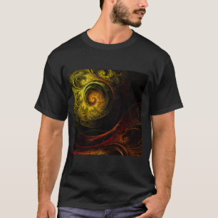 Camiseta Sunrise Floral Red Abstrato Art