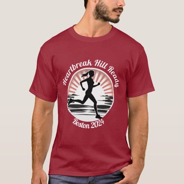 Camiseta Sunrise Stride, Maratona de Boston (Frente)